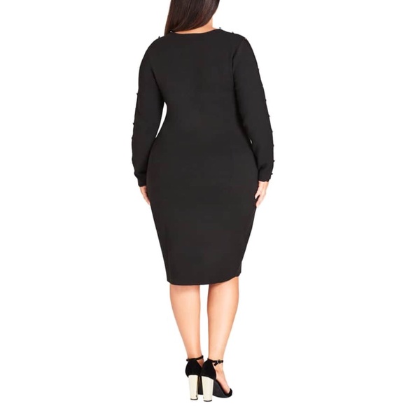 CITY CHIC STUD LOVE DRESS ❤️IN STORES❤️ - Picture 3 of 4